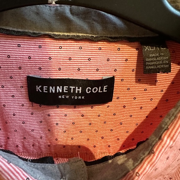 Kenneth Cole New York Dress Shirt XL - Picture 2 of 2